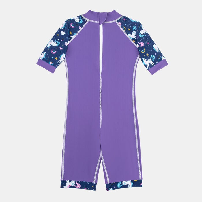 COEGA Kids' One-Piece Swimsuit Purple COEGA Kids' One-Piece Swimsuit Purple image number 1