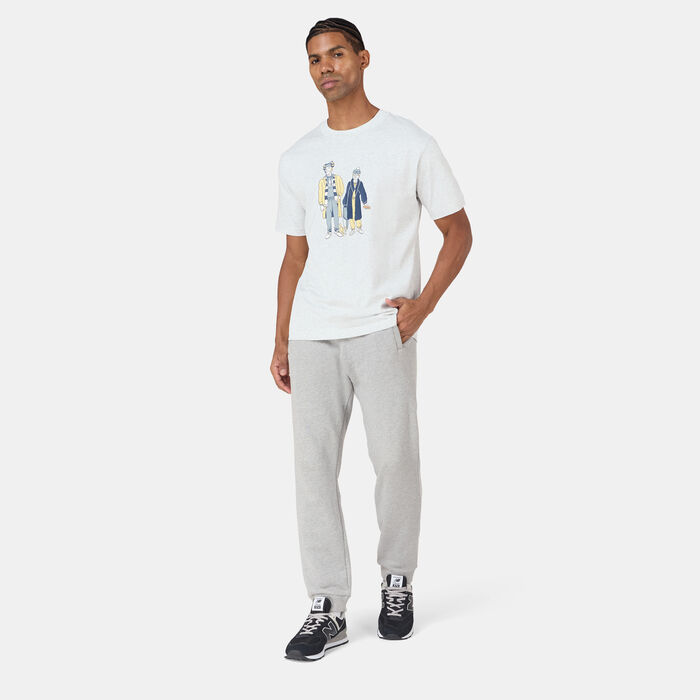 New Balance Men's Athletics Never Age Graphic T-Shirt Grey New Balance Men's Athletics Never Age Graphic T-Shirt Grey image number 2