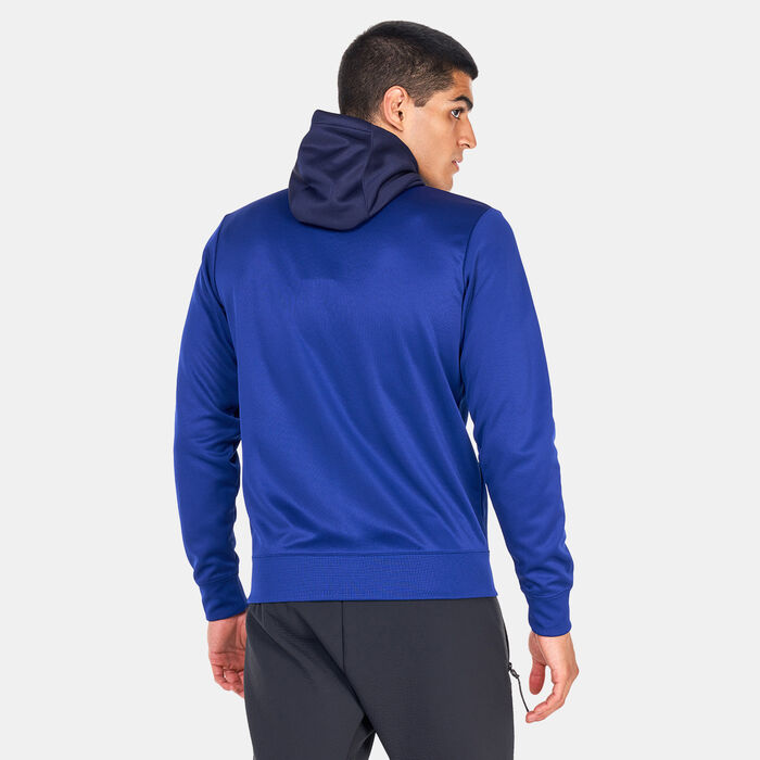 Nike Men's Sportswear Repeat Full-Zip Hoodie Blue image number 1