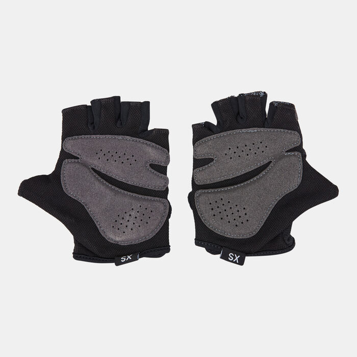Nike Women's Printed Elemental Fitness Gloves Black Nike Women's Printed Elemental Fitness Gloves Black image number 1