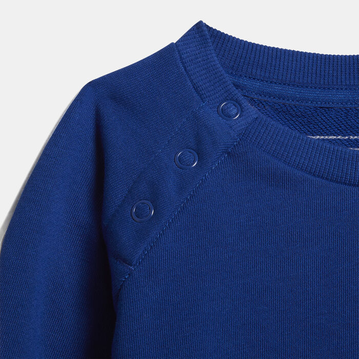 adidas Kids' Future Icons 3-Stripes Tracksuit Blue adidas Kids' Future Icons 3-Stripes Tracksuit Blue image number 1