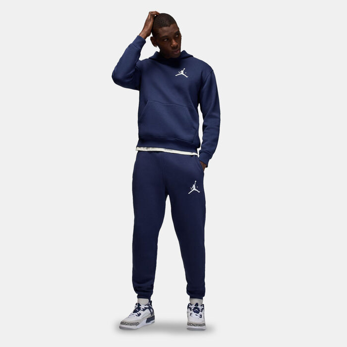 Jordan Men's Jumpman Fleece Hoodie Blue Jordan Men's Jumpman Fleece Hoodie Blue image number 2