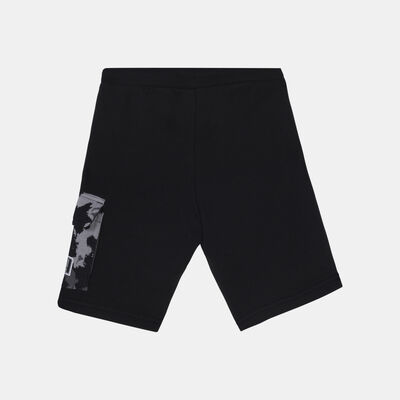 PUMA Kids' Alpha Cargo Sweat Shorts Black