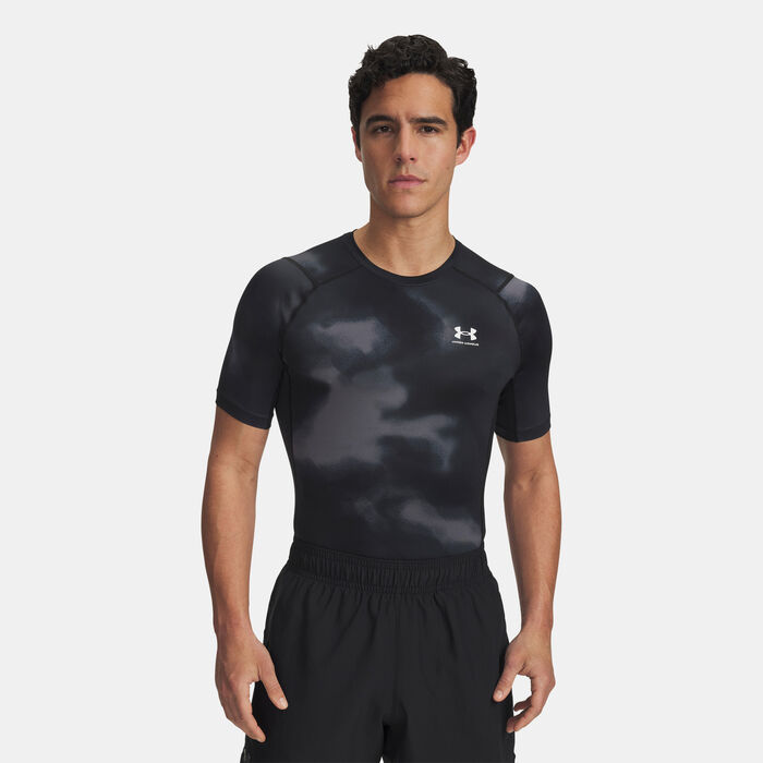 Under Armour Men's HeatGear Graphic Printed Training T-Shirt Black Under Armour Men's HeatGear Graphic Printed Training T-Shirt Black image number 0