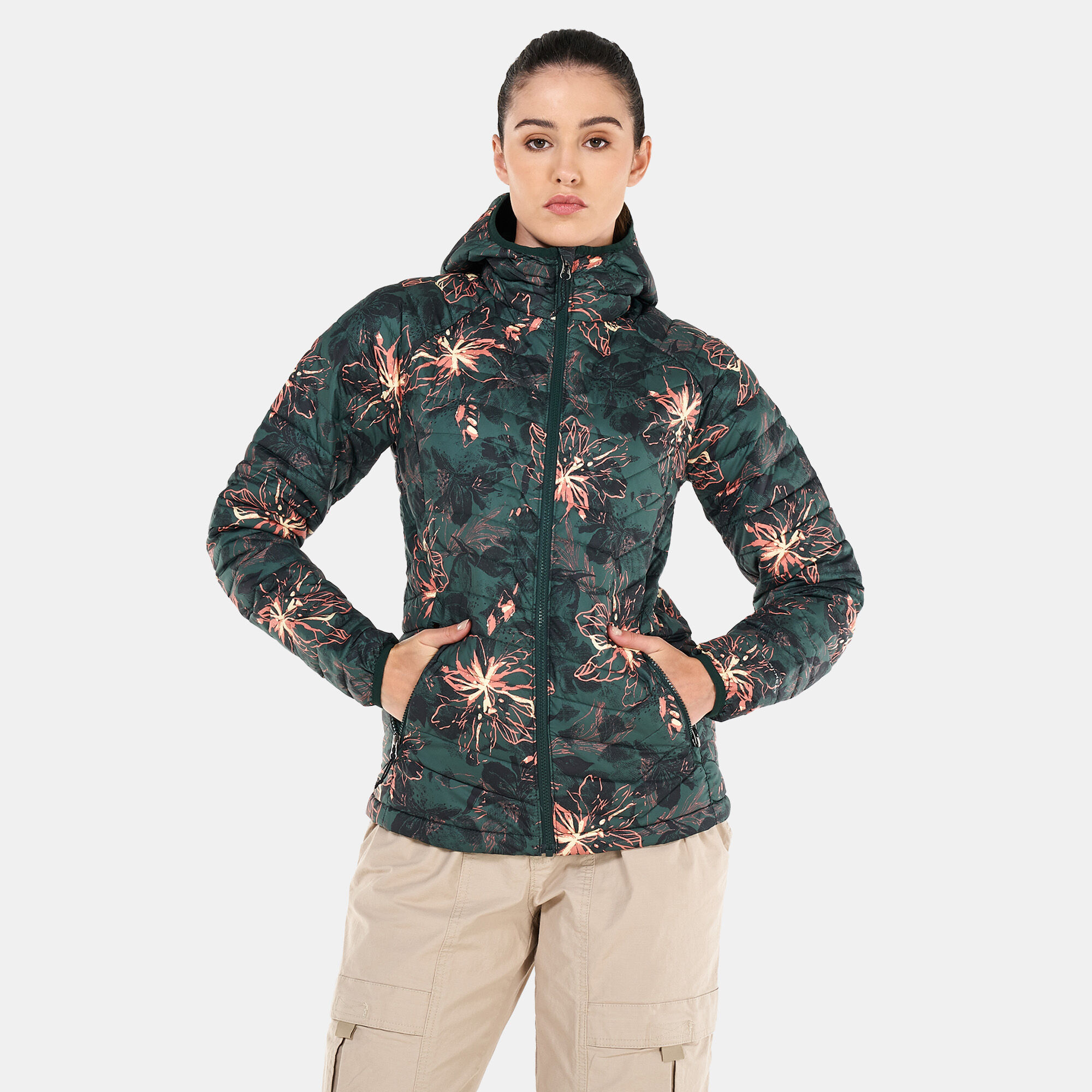 Columbia Women's Windgates Jacket, Light Lichen, X-Small