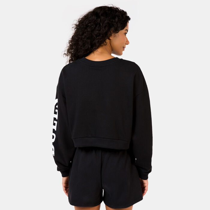 New Era Women's NBA Chicago Bulls Wordmark Sweatshirt Black New Era Women's NBA Chicago Bulls Wordmark Sweatshirt Black image number 1