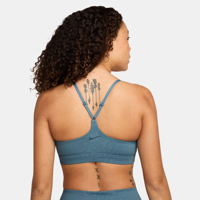 Nike Women's Indy Light-Support Padded Sports Bra Blue Nike Women's Indy Light-Support Padded Sports Bra Blue image number 1