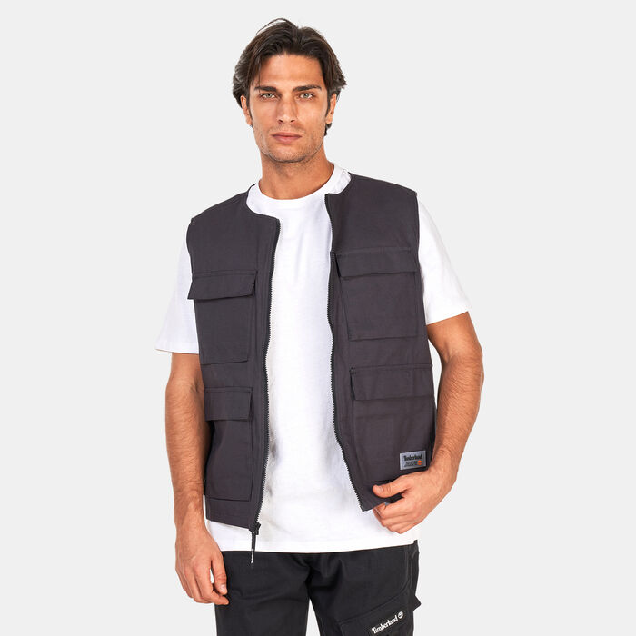 Timberland Men's Progressive Utility Multi-Pocket Vest Black Timberland Men's Progressive Utility Multi-Pocket Vest Black image number 0