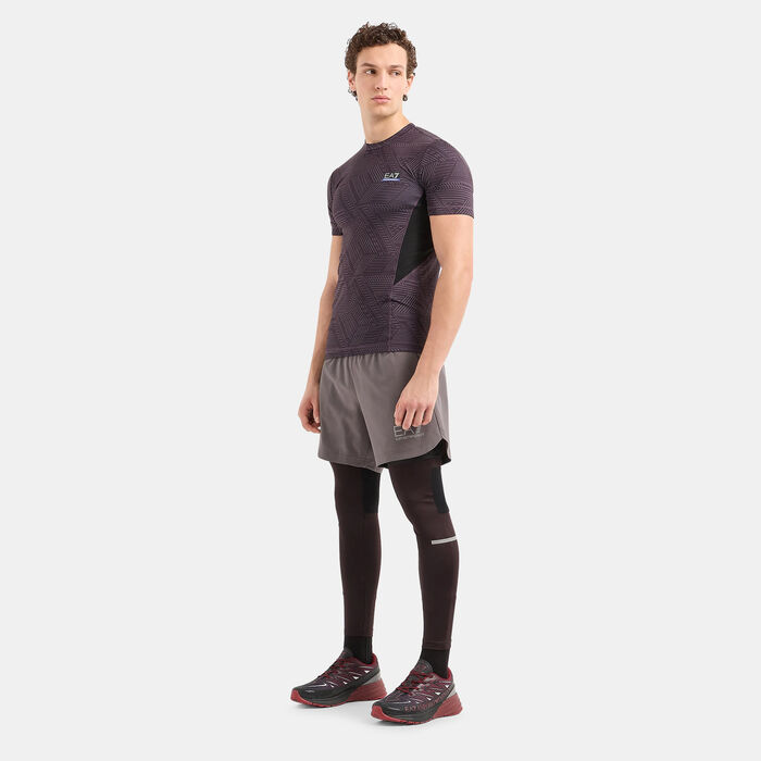EA7 Emporio Armani Men's Vigor7 Training Shorts Grey EA7 Emporio Armani Men's Vigor7 Training Shorts Grey image number 2
