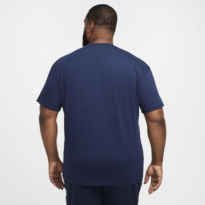 Nike Men's Max90 Basketball T-Shirt Blue Nike Men's Max90 Basketball T-Shirt Blue image number 6