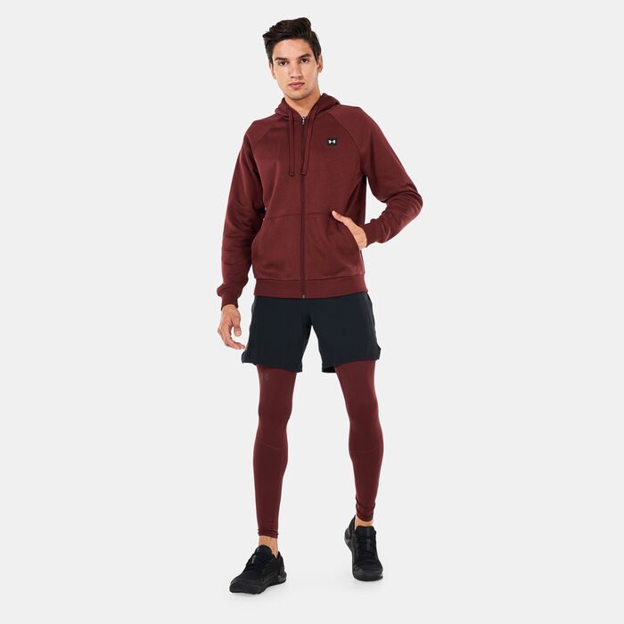 Under Armour Men's UA RUSH™ HeatGear® 2.0 Tights Red Under Armour Men's UA RUSH™ HeatGear® 2.0 Tights Red image number 2