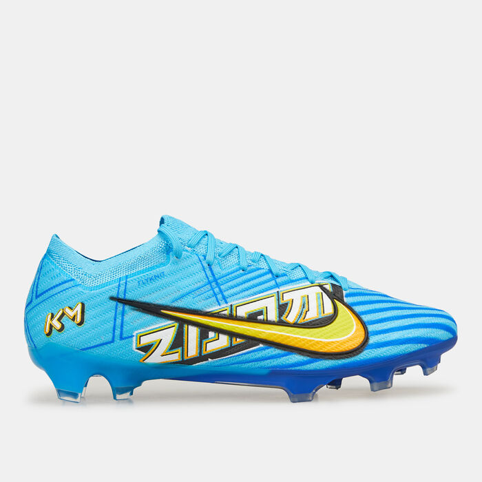 Nike Men's Zoom Mercurial Vapor 15 Elite KM Firm-Ground Football Shoe Blue Nike Men's Zoom Mercurial Vapor 15 Elite KM Firm-Ground Football Shoe Blue image number 0