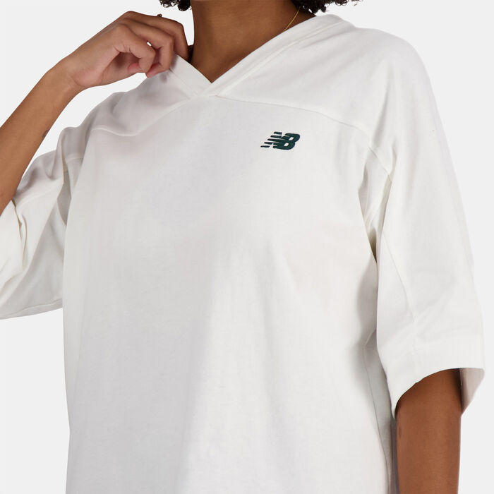New Balance Women's Sportswear's Greatest Hits T-Shirt Beige New Balance Women's Sportswear's Greatest Hits T-Shirt Beige image number 5