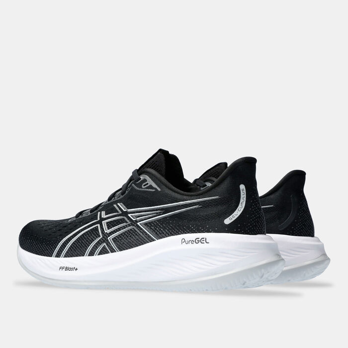 ASICS Men's GEL CUMULUS 26 Running Shoes Black ASICS Men's GEL CUMULUS 26 Running Shoes Black image number 2
