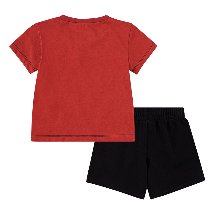 Jordan Kids' Air Jordan T-Shirt and Shorts Set Red Jordan Kids' Air Jordan T-Shirt and Shorts Set Red image number 1