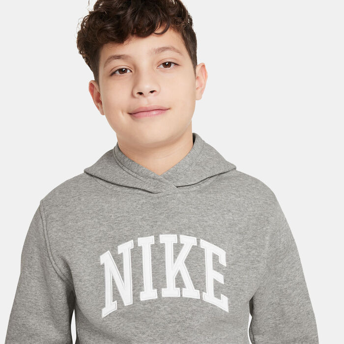 Nike Kids' Sportswear Club Fleece Hoodie Grey image number 2