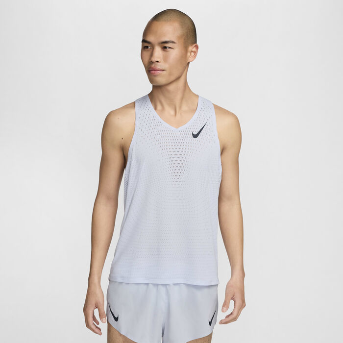 Nike Men's AeroSwift Dri-FIT ADV Running Vest Grey Nike Men's AeroSwift Dri-FIT ADV Running Vest Grey image number 0