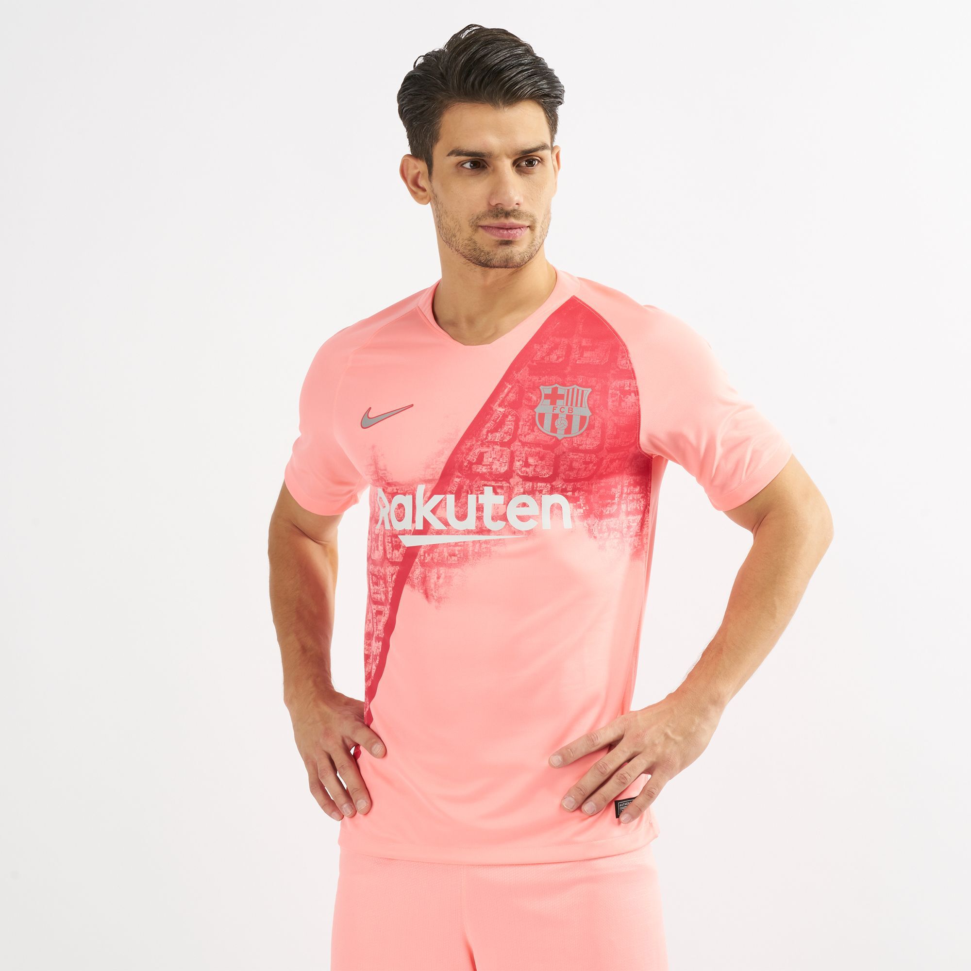 Fc barcelona top jersey pink