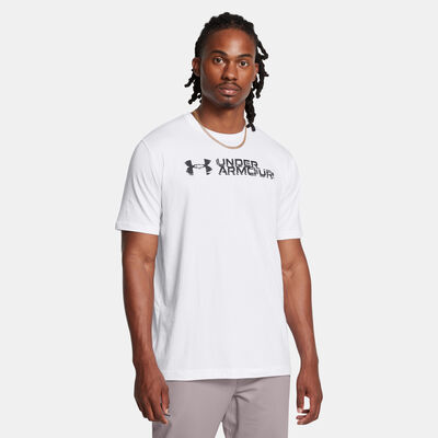 Under Armour Men's Sliced Wordmark T-Shirt White