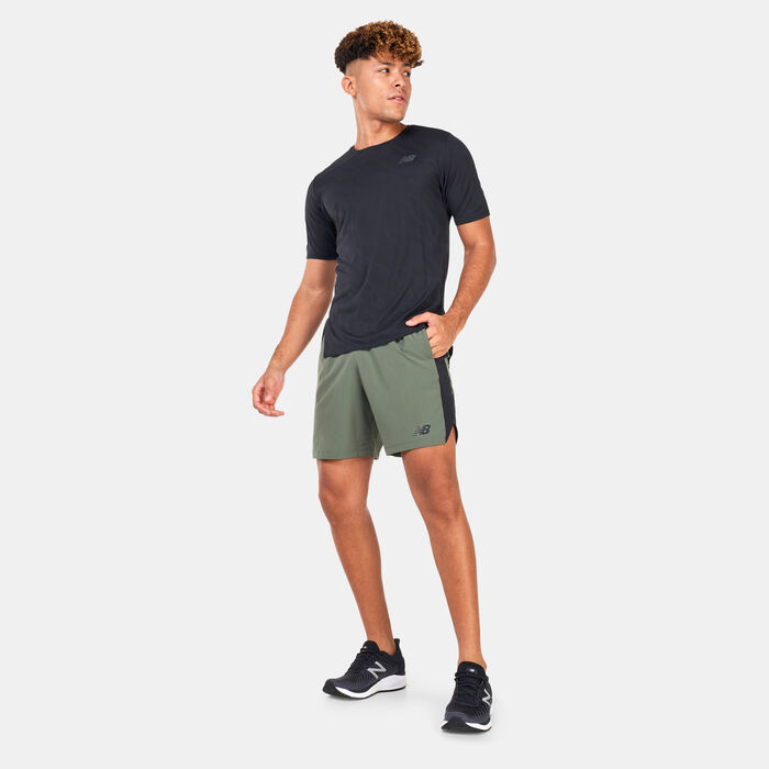 New Balance Men's Speed Jacquard T-Shirt Black New Balance Men's Speed Jacquard T-Shirt Black image number 2