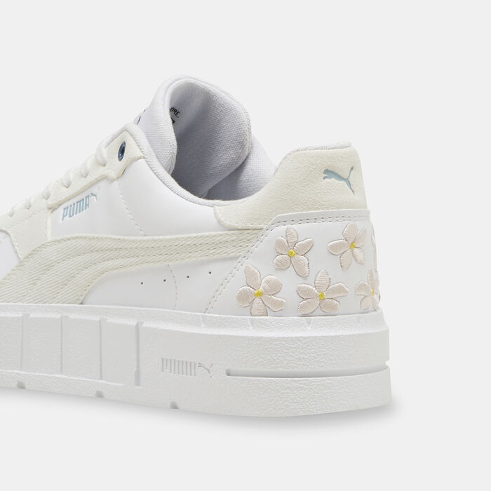 PUMA Women's Cali Court Embroidery Shoes White image number 5