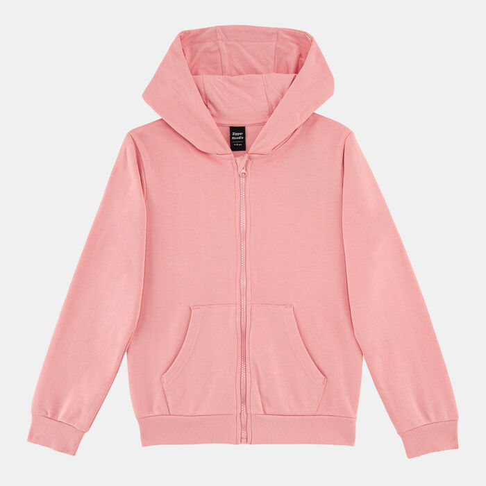 Sun and Sand Sports Kids' Zipper Hoodie Pink image number 0