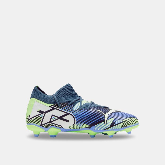 PUMA Kids' FUTURE 7 MATCH Firm Ground/Artificial Ground Football Shoes White image number 2