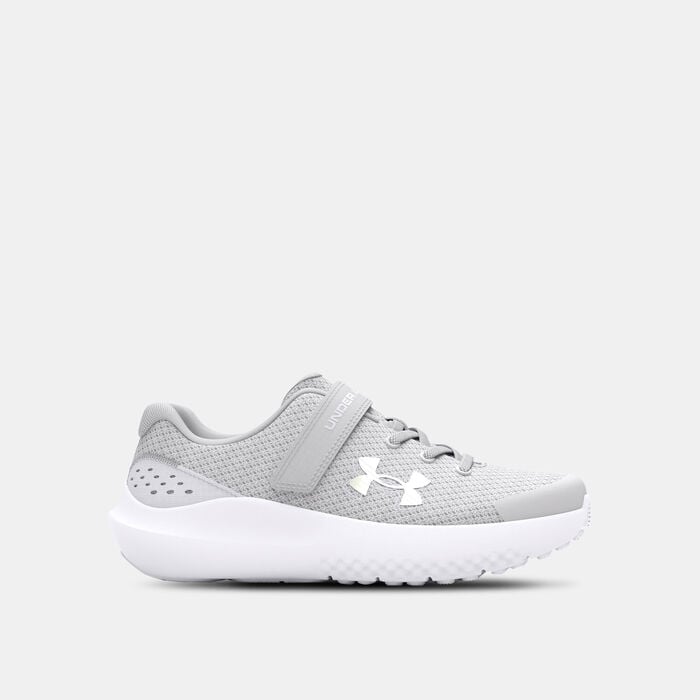 Under Armour Kids' Surge 4 AC Running Shoes Grey Under Armour Kids' Surge 4 AC Running Shoes Grey image number 0