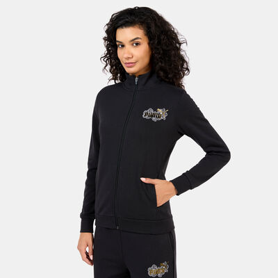 PUMA Women's Essentials+ Class Act Track Jacket Black PUMA Women's Essentials+ Class Act Track Jacket Black