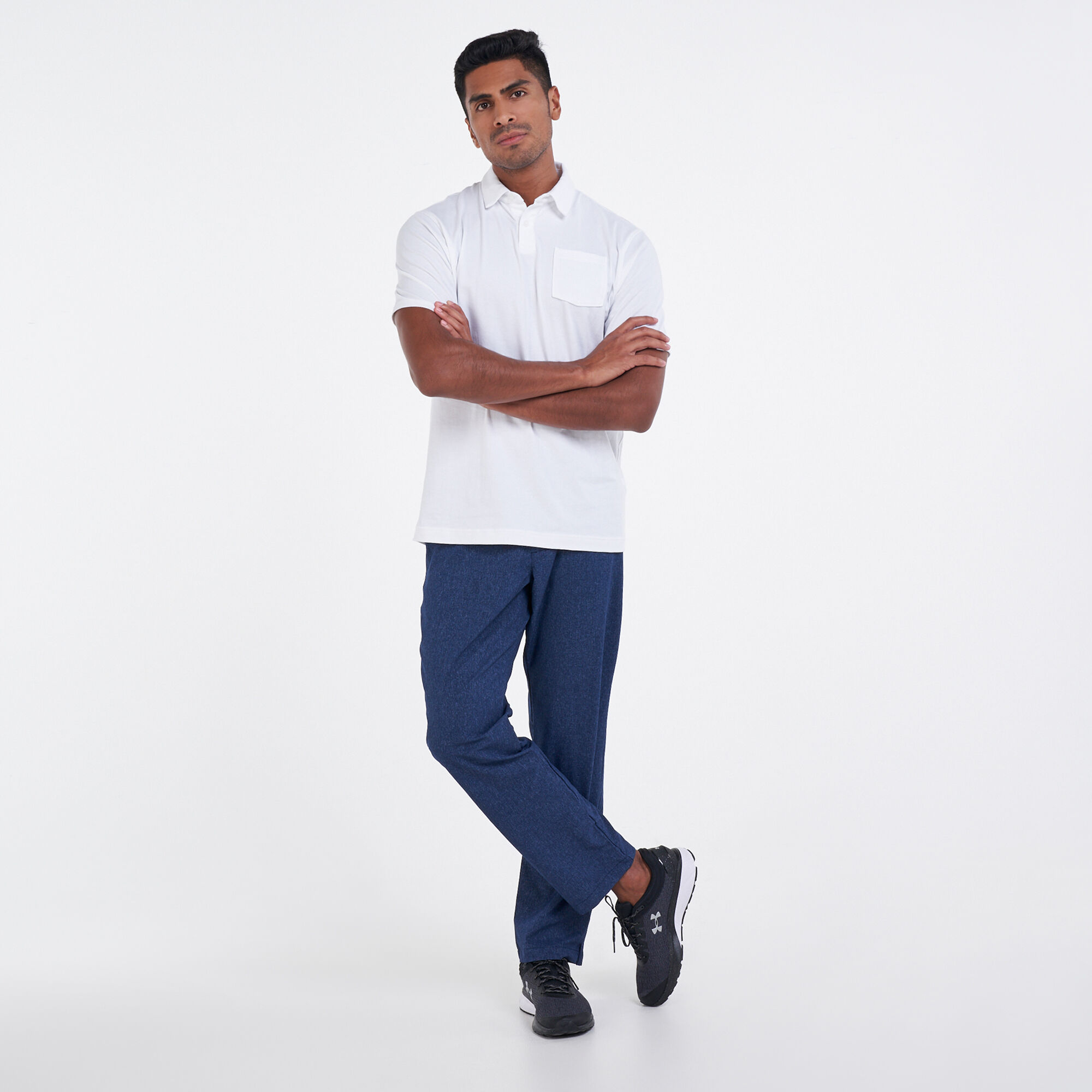 Buy Under Armour Men s UA Charged Cotton Scramble Polo T Shirt
