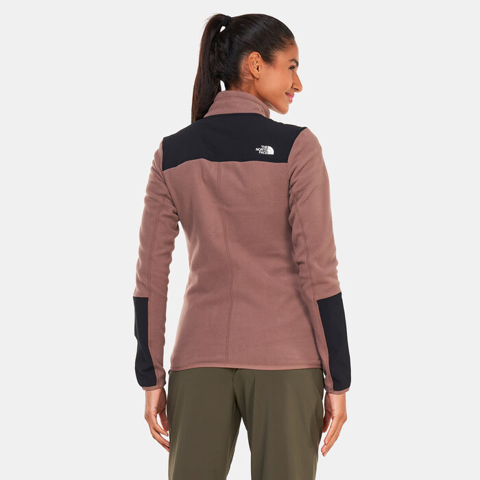 The North Face Women's Diablo Midlayer Fleece Jacket Beige The North Face Women's Diablo Midlayer Fleece Jacket Beige image number 1