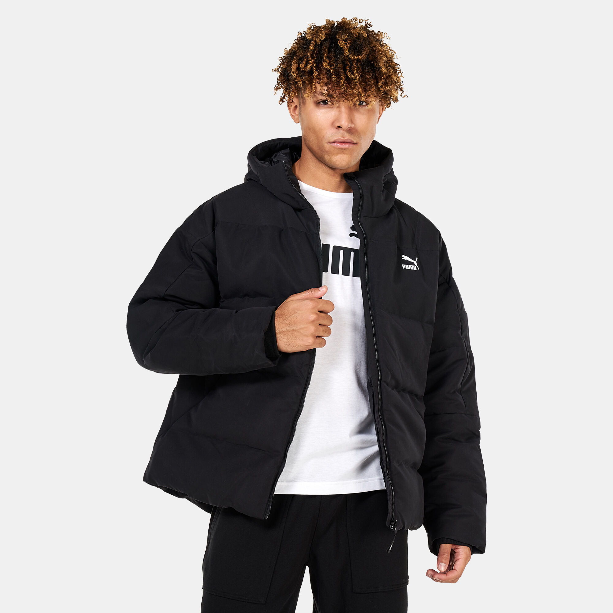 Puma lightweight hooded jacket hotsell