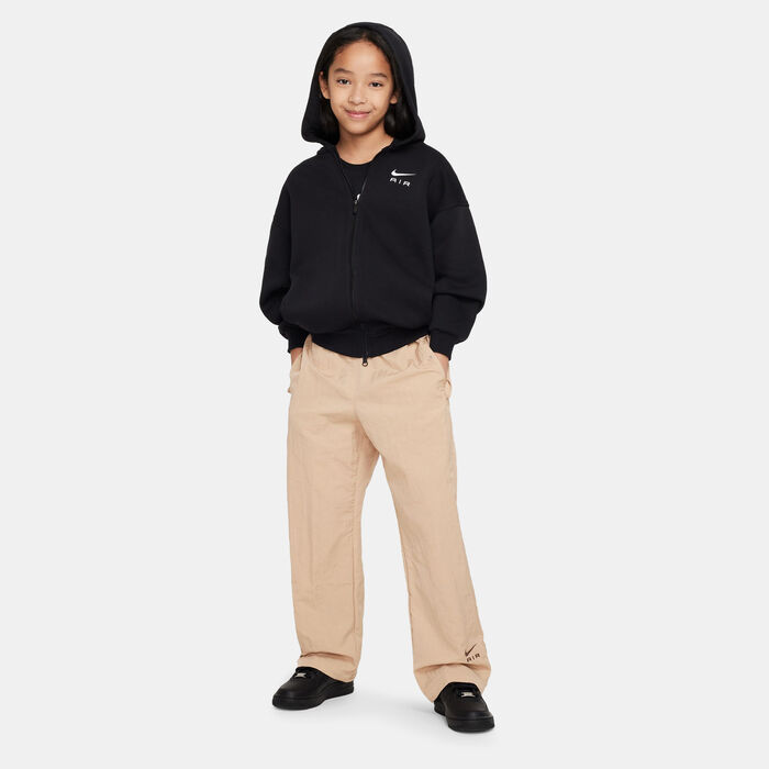 Nike Kids' Sportswear Club Fleece Air Full-Zip Hoodie (Older Kids) Black image number 2