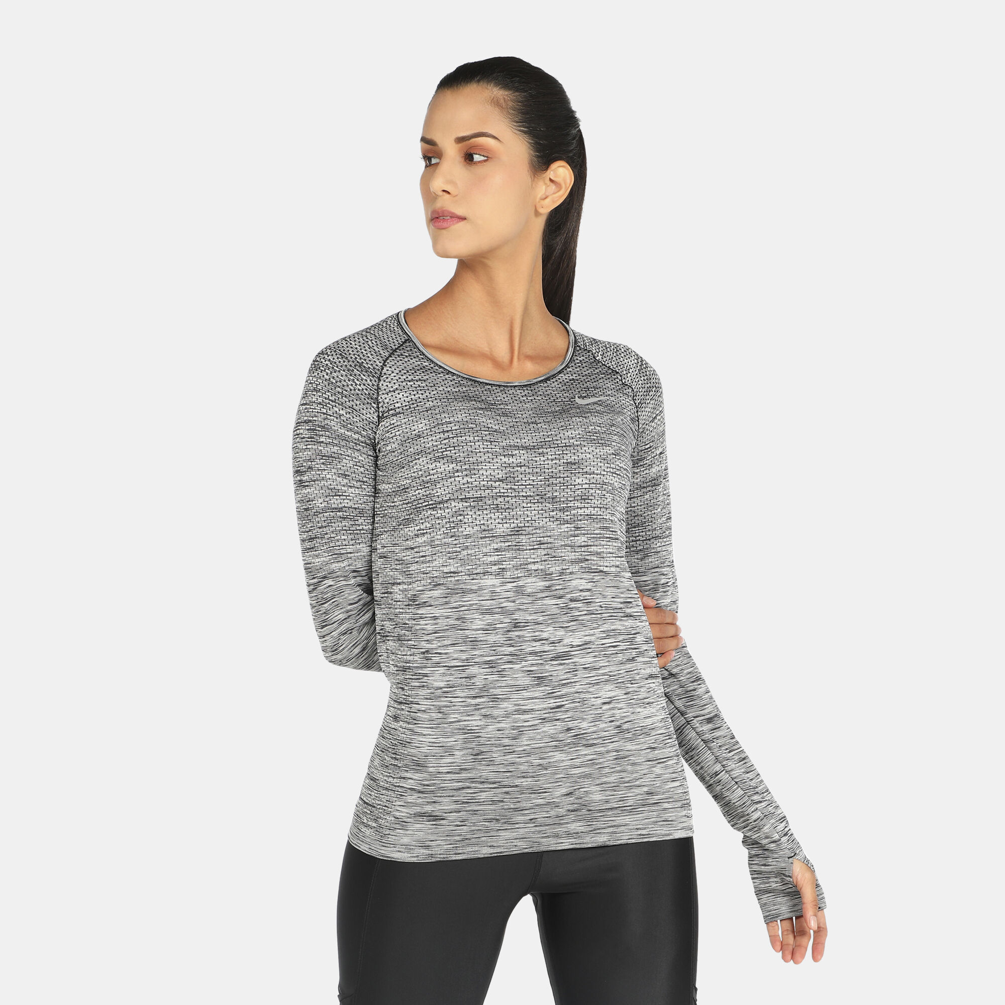Dri fit knit long sleeve women's shop