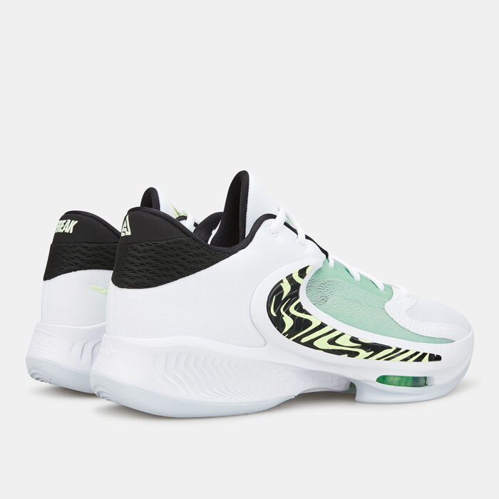 Nike Men's Zoom Freak 4 Basketball Shoe White Nike Men's Zoom Freak 4 Basketball Shoe White image number 3