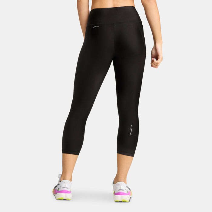 PUMA Women's VELOCITY 3/4 Running Leggings Black PUMA Women's VELOCITY 3/4 Running Leggings Black image number 1