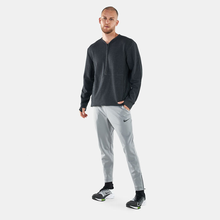 Nike Men's Dri-FIT Half-Zip Training Restore Long-Sleeve T-Shirt Black Nike Men's Dri-FIT Half-Zip Training Restore Long-Sleeve T-Shirt Black image number 2