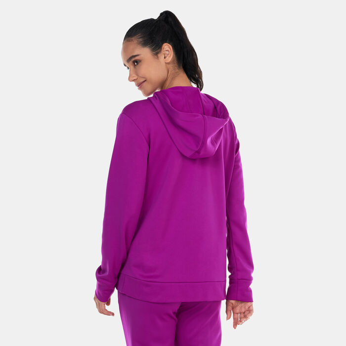Under Armour Women's Armour Fleece® Hoodie Purple Under Armour Women's Armour Fleece® Hoodie Purple image number 1
