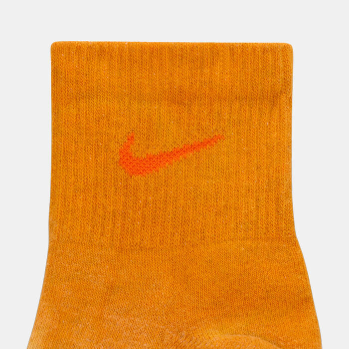 Nike Everyday Plus Cushioned Ankle Socks (2 Pairs) Orange Nike Everyday Plus Cushioned Ankle Socks (2 Pairs) Orange image number 2