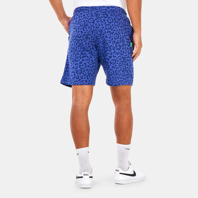 Nike Men's Brazil Graphic Fleece Shorts Blue