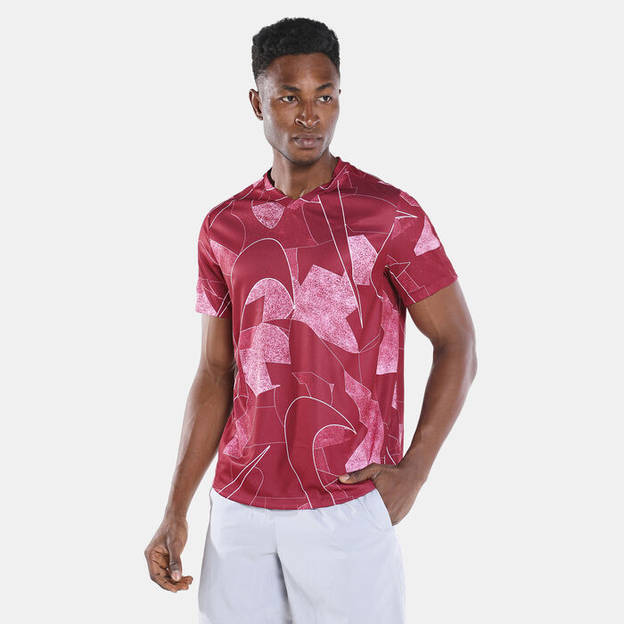Nike Men's Court Dri-FIT Victory T-Shirt Pink Nike Men's Court Dri-FIT Victory T-Shirt Pink image number 0