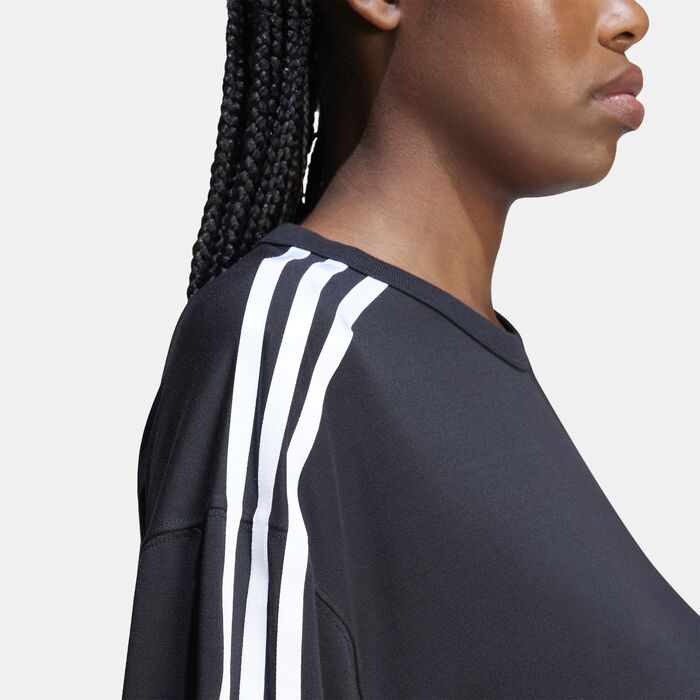 adidas Originals Women's 3-Stripes T-Shirt Black adidas Originals Women's 3-Stripes T-Shirt Black image number 4