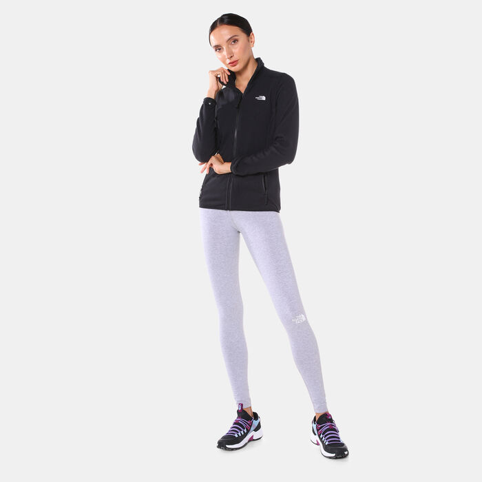 The North Face Women's 100 Glacier Full-Zip Jacket Black image number 2