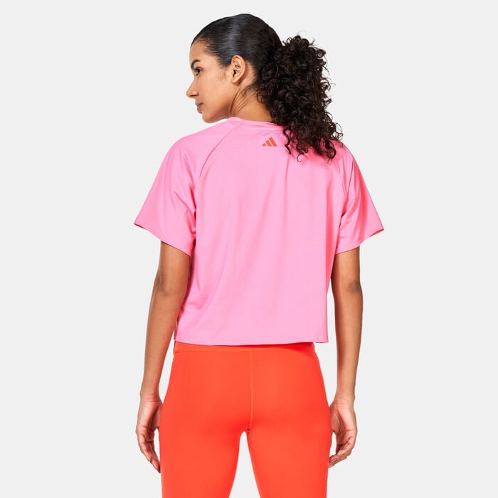 adidas Women's BrandLove T-Shirt Pink adidas Women's BrandLove T-Shirt Pink image number 1