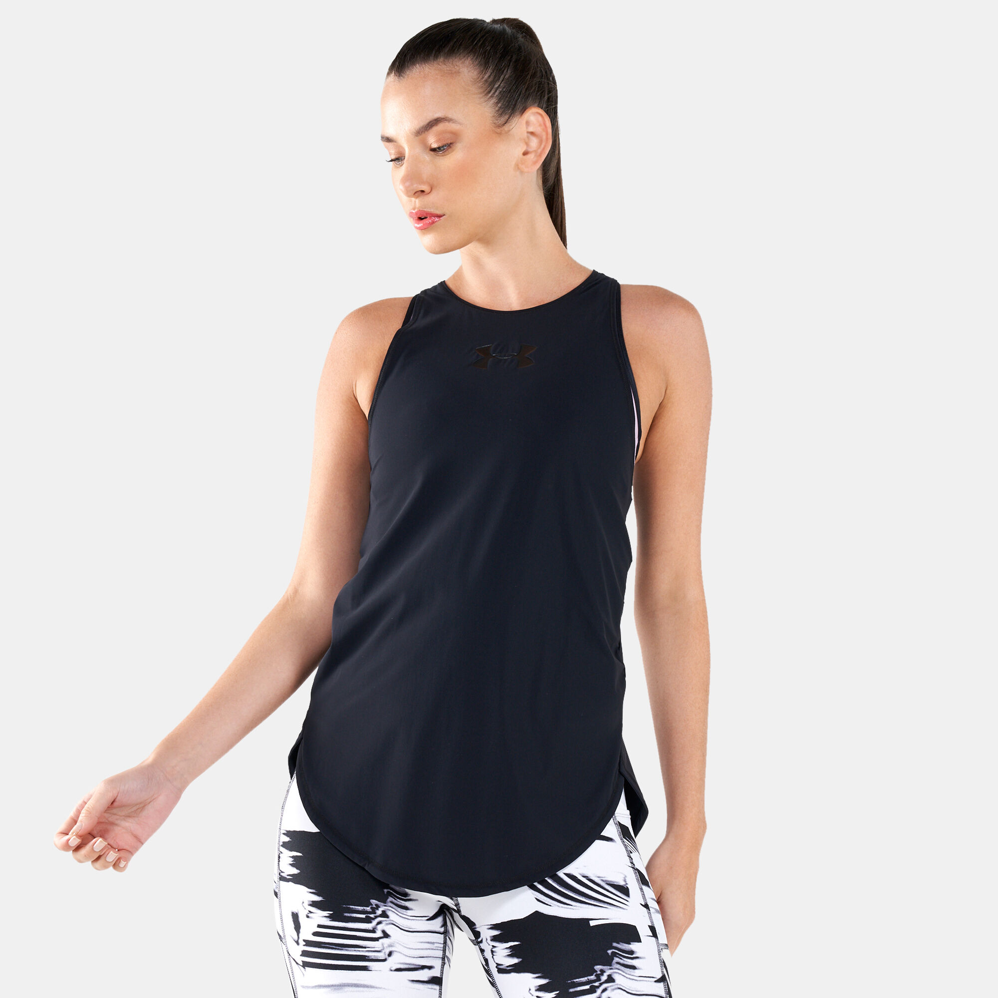 Under armour open back tank sale
