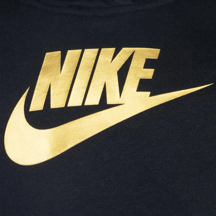 Nike Kids' Sportswear Club Hoodie Black Nike Kids' Sportswear Club Hoodie Black image number 5
