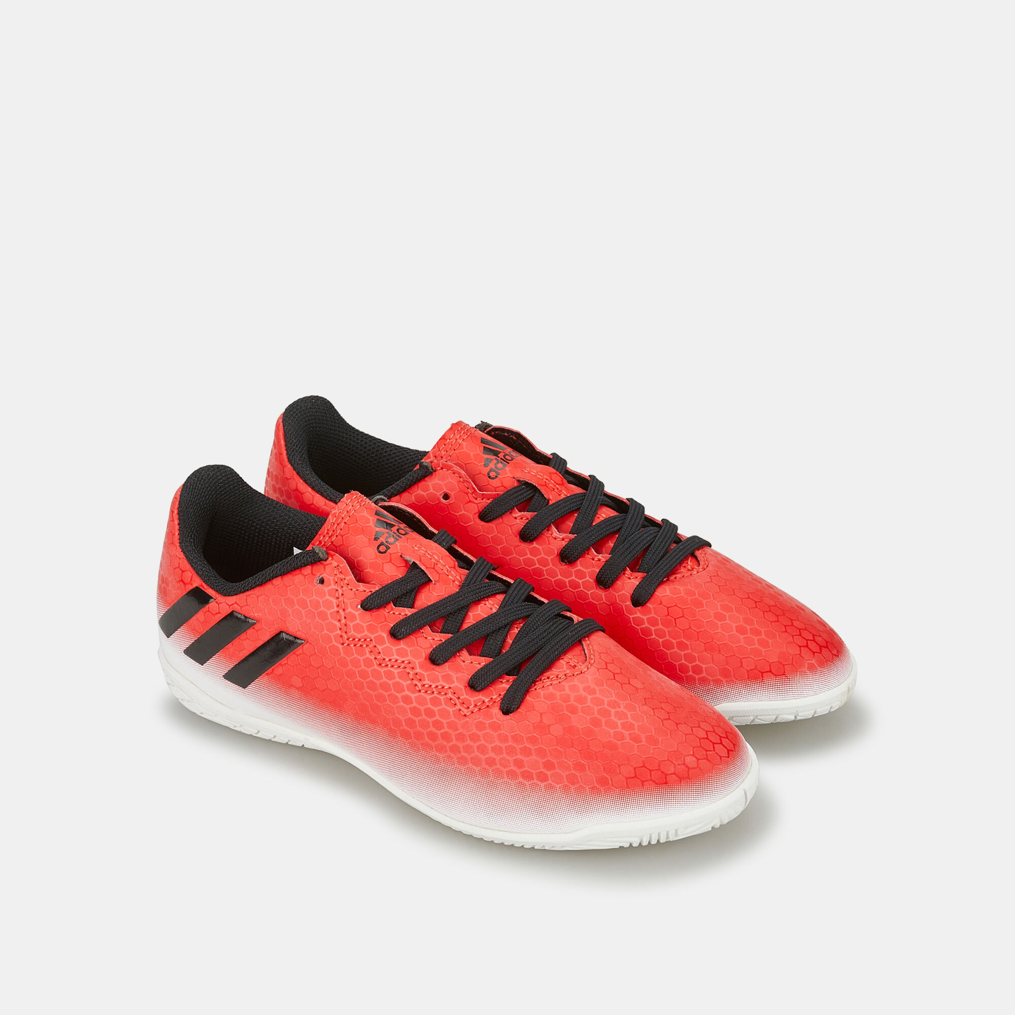 adidas Kids Messi 16.4 Indoor Court Football Shoe Red in KSA SSS