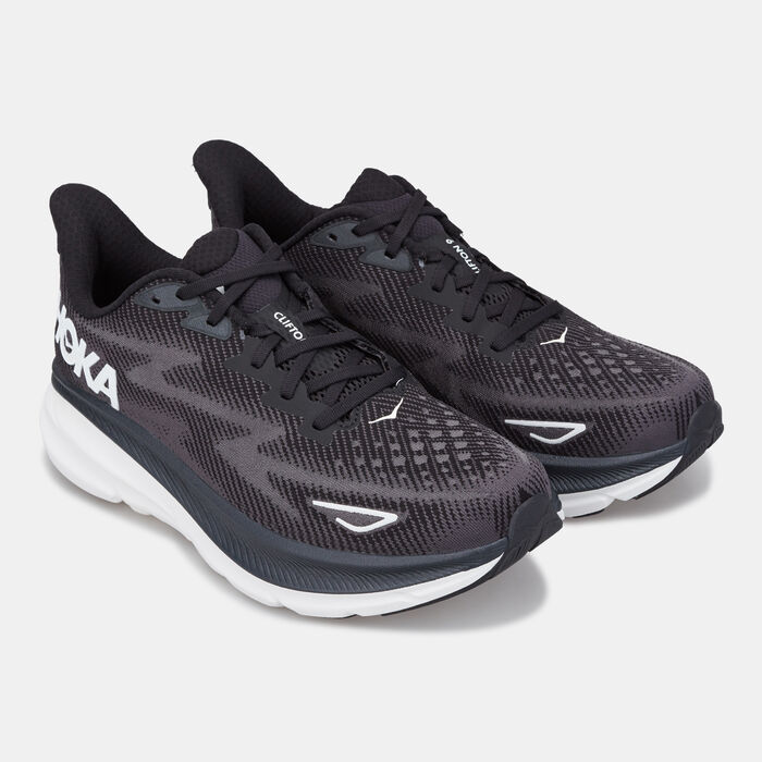HOKA Men's Clifton 9 Running Shoe Black HOKA Men's Clifton 9 Running Shoe Black image number 2