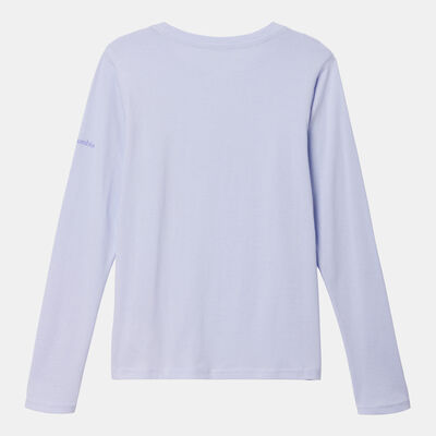 Columbia Kids' Hazeldel Hill Graphic T-Shirt Blue