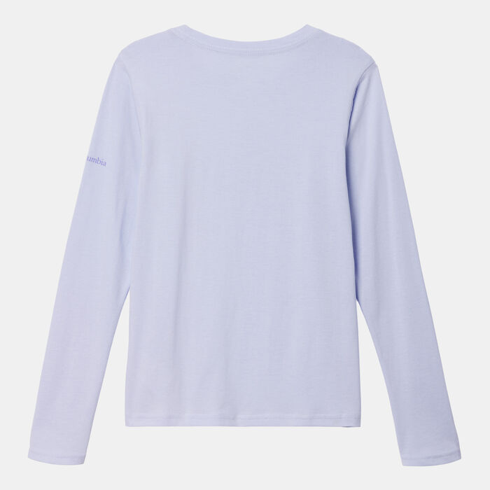 Columbia Kids' Hazeldel Hill Graphic T-Shirt Blue image number 1